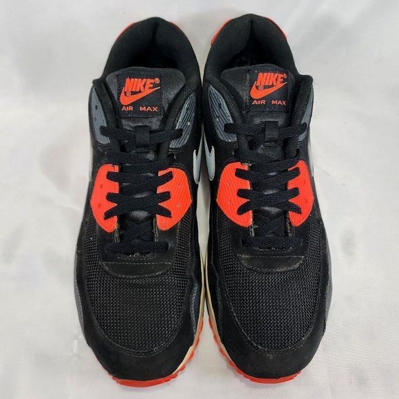 Nike Air Max 90 Essential Infrared Shoes 537384-006 Infrared Black Mens Size 13 - Picture 2 of 9